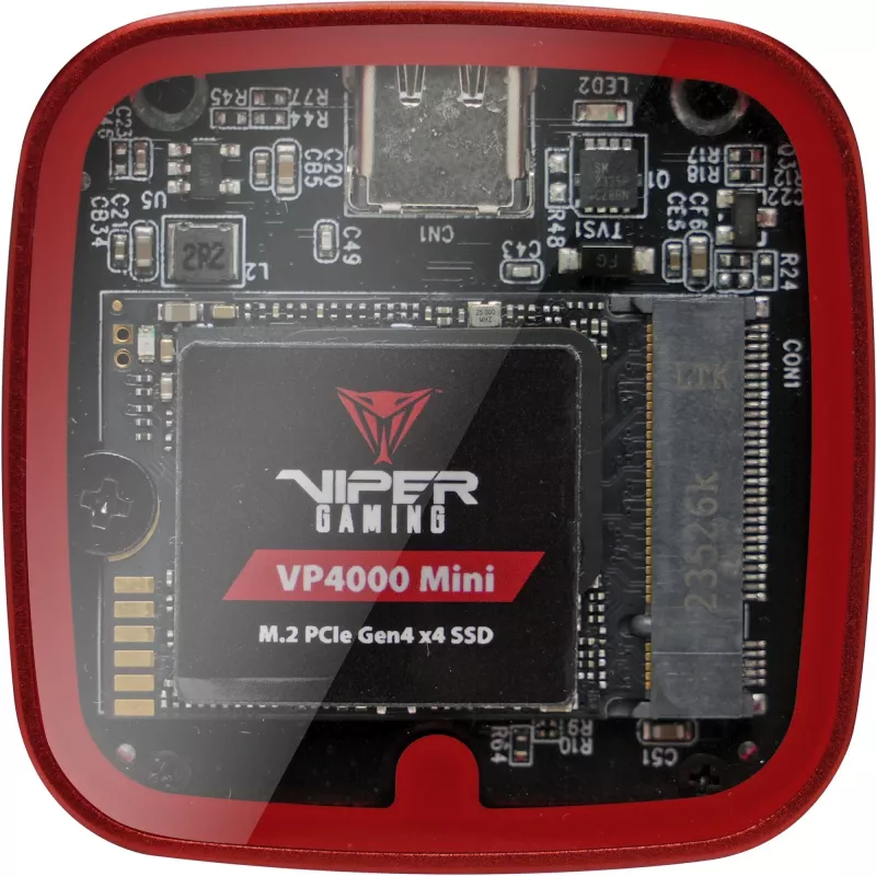 Išorinis M.2 NVMe dėklas PATRIOT EV330U31CK, skirtas 2230 SSD, USB Type-C 3.2 Gen2 10Gbps