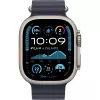 APPLE Watch Ultra 2 GPS + Cellular 49mm natūralus titano korpusas su mėlyna vandenyno juosta