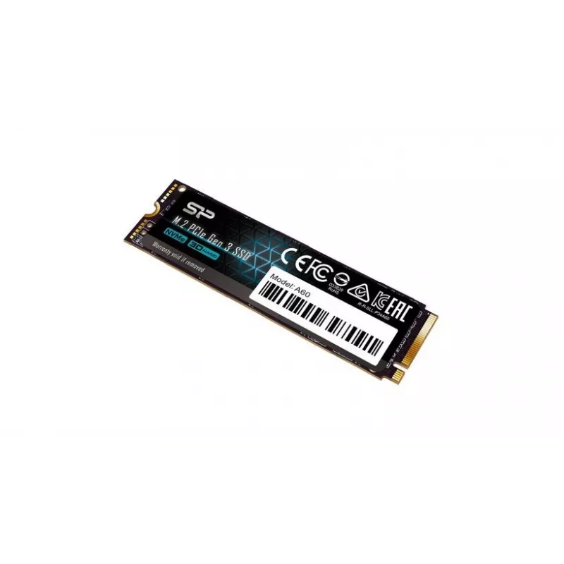 SSD M.2 NVMe Silicon Power P34A60 2 TB, PCIe 3.0 x4, skaitymas 2200 MB/s, rašymas 1600 MB/s