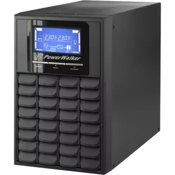 POWERWALKER VFI 1000 C LCD UPS Nepertraukiamo maitinimo šaltinis On-Line 1000VA 3x IEC USB/RS-232 LCD Tower