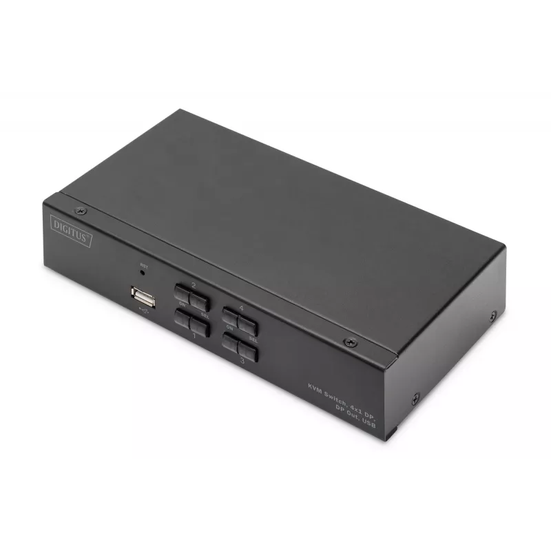 KVM jungiklis Digitus DS-12891 4x1 DP USB 4K Ultra HD