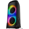 Nešiojamas garsiakalbis SVEN PS-1050, juodas (200W, TWS, Bluetooth, FM, USB, microSD, LED ekranas, 7200mAh)