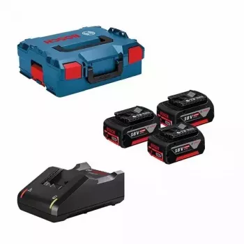 Atsuktuvas Bosch 18V 5.0Ah x3 + Įkroviklis GAL 18V-40 + LB 0615990L3T OEM