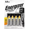 Šarminė AA baterija Energizer Classic 1.5V LR6 – 4 vnt., 50,5×14,5 mm, 23 g
