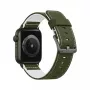 GUAN Premium Pro dirželis Apple Watch 42–49 mm Khaki/Balta