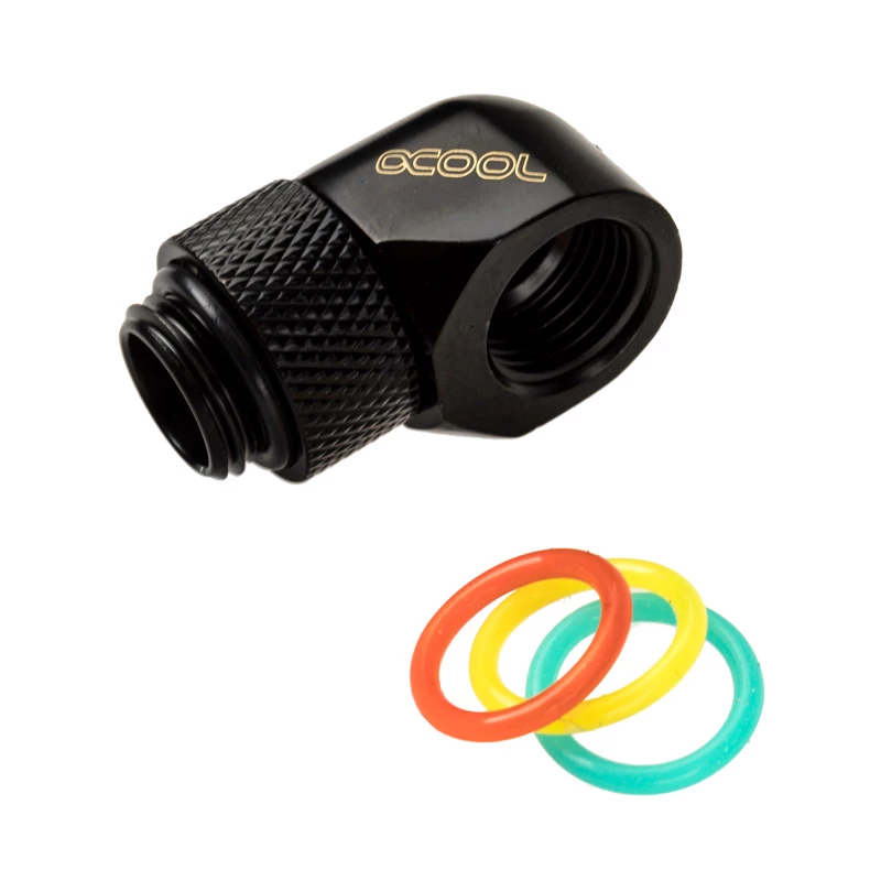 Alphacool 17248 90° kampinis adapteris vandens aušinimui