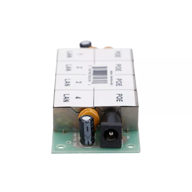 Extralink 4 prievadų PoE injektorius 4x 100Mb/s RJ45, Fast Ethernet, 48 V, be korpuso