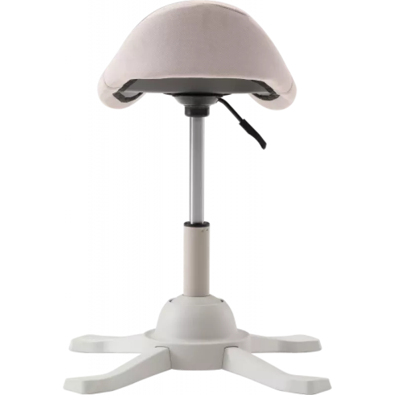 Up Up Toronto ergonominė balansinė kėdė balta, dramblio kaulo audinys, ilgesnis dujinis pakėlimas