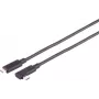 USB-C laidas S/CONN 30-42045 3 m USB 3.2 Gen 2 juodas
