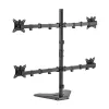 Sieninis laikiklis SBOX LCD-F048-2 4 monitoriams 17–32 colių, VESA 100×100