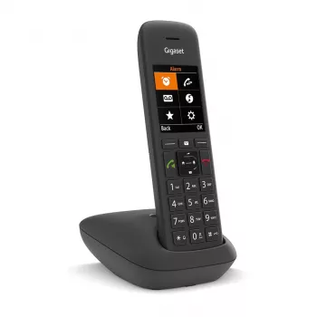Gigaset C575 analoginis/DECT telefonas su skambučio numerio rodymu juodas