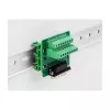DeLOCK D-Sub 15 pinų kištukas į gnybtų bloką DIN bėgeliui 58mm x 61mm x 30mm