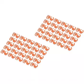 Spalvų kodavimo klipas Digitus Color clips Patch kabeliui A-CC-O Oranžinė