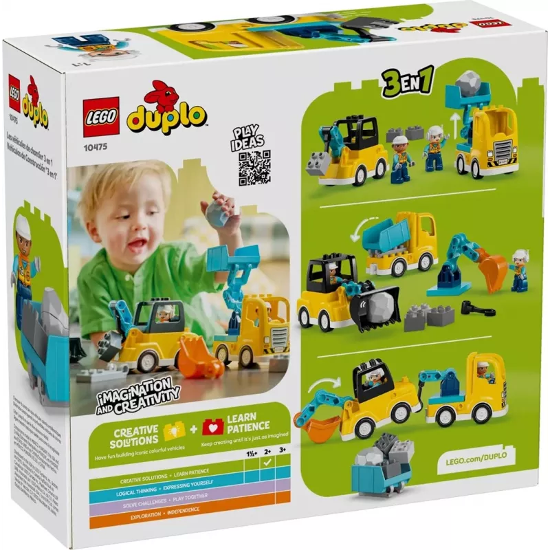 LEGO DUPLO 10475 3 viename statybinės mašinos