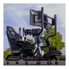 Oplite GTR S3/S8 stovas skrydžio simuliacijai, skirtas Thrustmaster ir Logitech įrenginiams