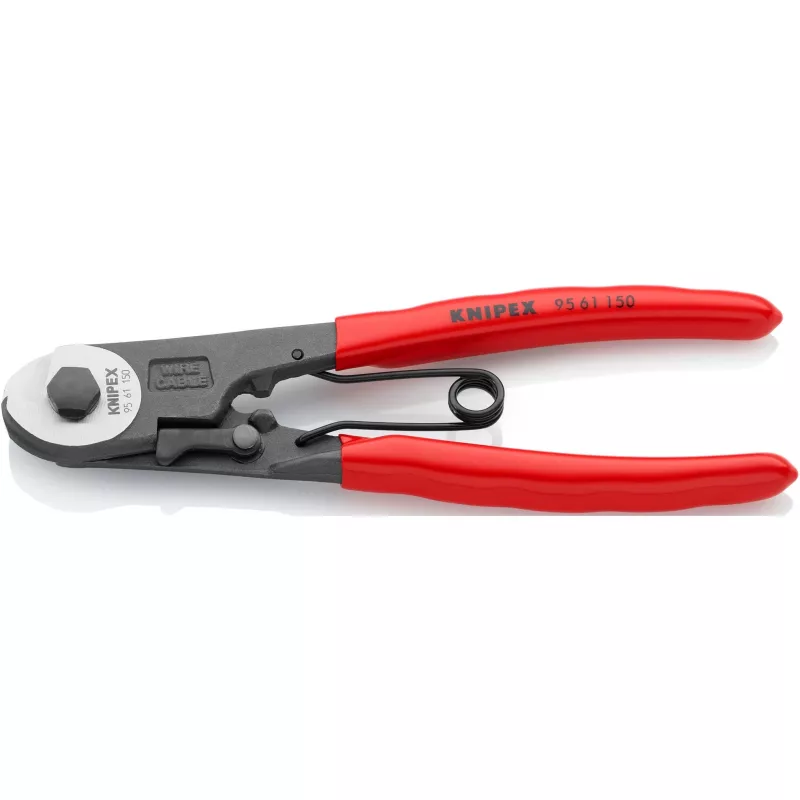 Knipex 95 61 150 kabelių užspaudimo replės juoda, raudona, sidabrinė