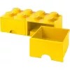 LEGO Drawer Brick 8 — geltona (40061732) stalčius kaladėlėms ir smulkioms detalėms