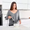 Panardintuvas Black & Decker BXHBA1500E — 1500 W rankinis blenderis su nerūdijančio plieno kotu, 20 greičių, smulkintuvu, plaktuvu, pulsavimo režimu