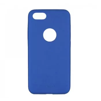 Tellur Slim Synthetic Leather dėklas iPhone 8 – mėlynas, plonas apsauginis dėklas