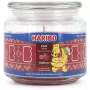 Kvepianti žvakė Haribo A2203 – apvali obuolių ir cinamono kvapo, raudona, 100 mm aukštis, 100 mm skersmuo, 300 g, stiklinėje