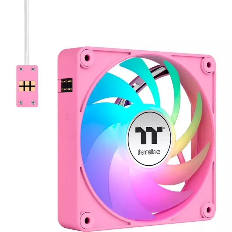 Thermaltake CT120 EX ARGB 120mm Rožiniai korpuso ventiliatoriai 3 vnt. pakuotė