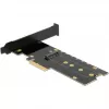 DeLOCK 89013 vidinė M.2 PCIe kortelė su aušintuvu ir LED apšvietimu