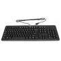 HP 672647-333 klaviatūra, pilno dydžio, laidinė, USB, mechaninė, juoda