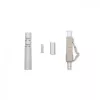 Qoltec 54450 optinis jungtis LC kelių režimų smėlio spalvos sidabrinė