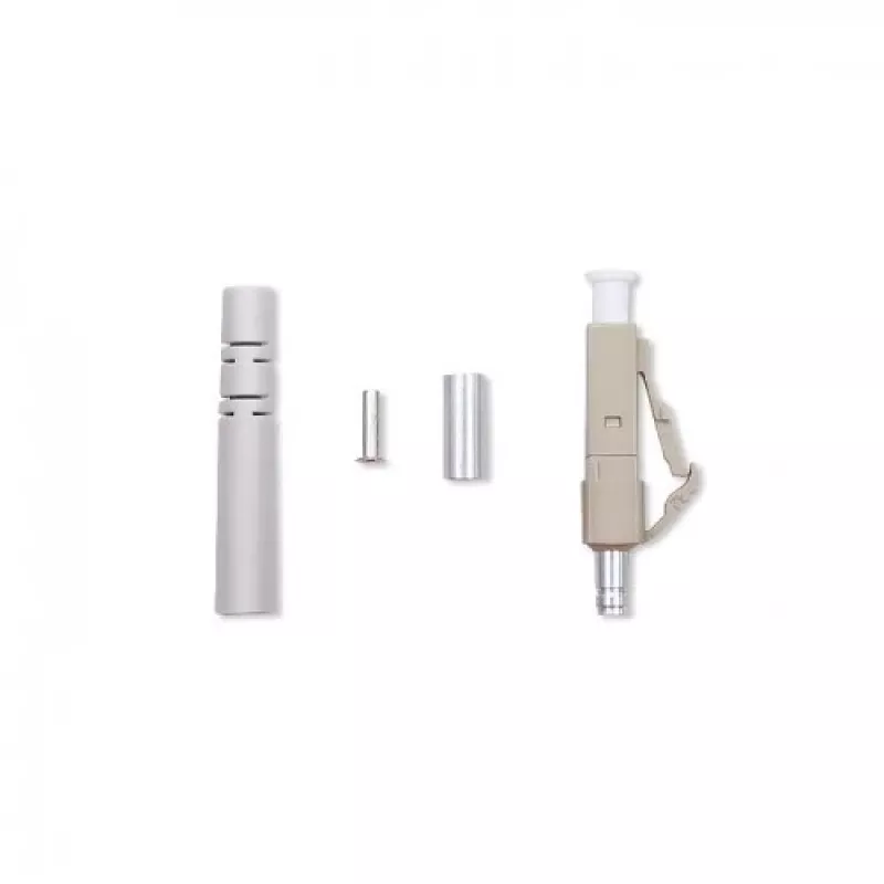 Qoltec 54450 optinis jungtis LC kelių režimų smėlio spalvos sidabrinė