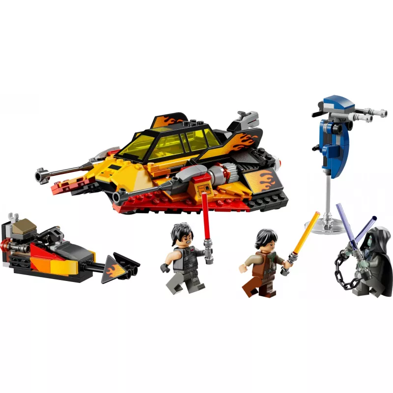 LEGO Star Wars Liepsnos greitaeigis 75414 sniego transporto priemonės rinkinys – 349 detalės, 3 minifigūrėlės, nuo 7 metų