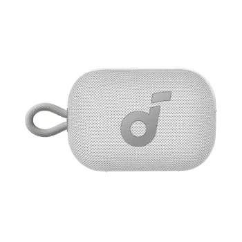 Nešiojamas vakarėlių garsiakalbis Soundcore Select 4 Go — baltas, 5 W RMS, IP67, 18 h baterija