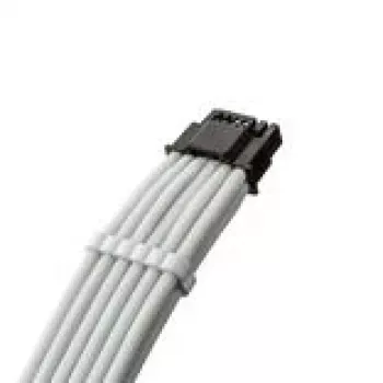 CableMod C-Series Pro ModMesh 16 kaiščių į 4×8 kaiščių pintas laidas, skirtas Corsair Type 3/4 maitinimo blokams, 60 cm, baltas