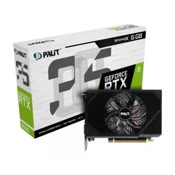 Vaizdo plokštė Palit GeForce RTX 3050 StormX 6GB GDDR6