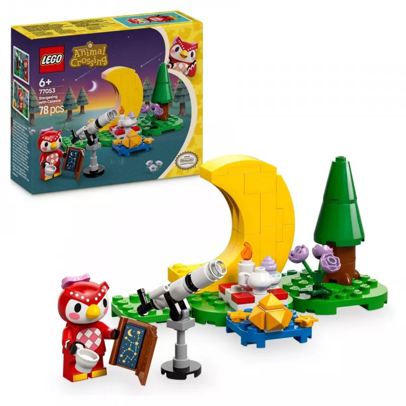 LEGO Animal Crossing Žvaigždžių stebėjimas su Eufemija rinkinys 77053