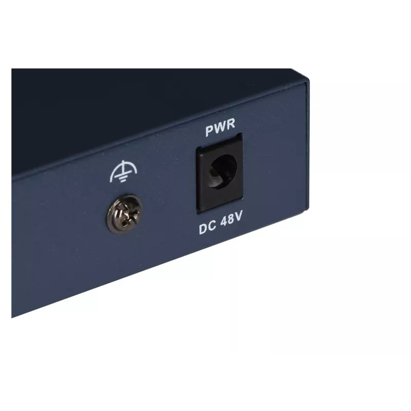 Hikvision DS-3E0106HP-E nevaldomas Fast Ethernet (10/100) PoE jungiklis, mėlynas
