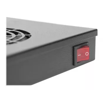 Vėdinimo skydas Digitus DN-19 FAN-4-HO-SW 19 inch 1U juodas