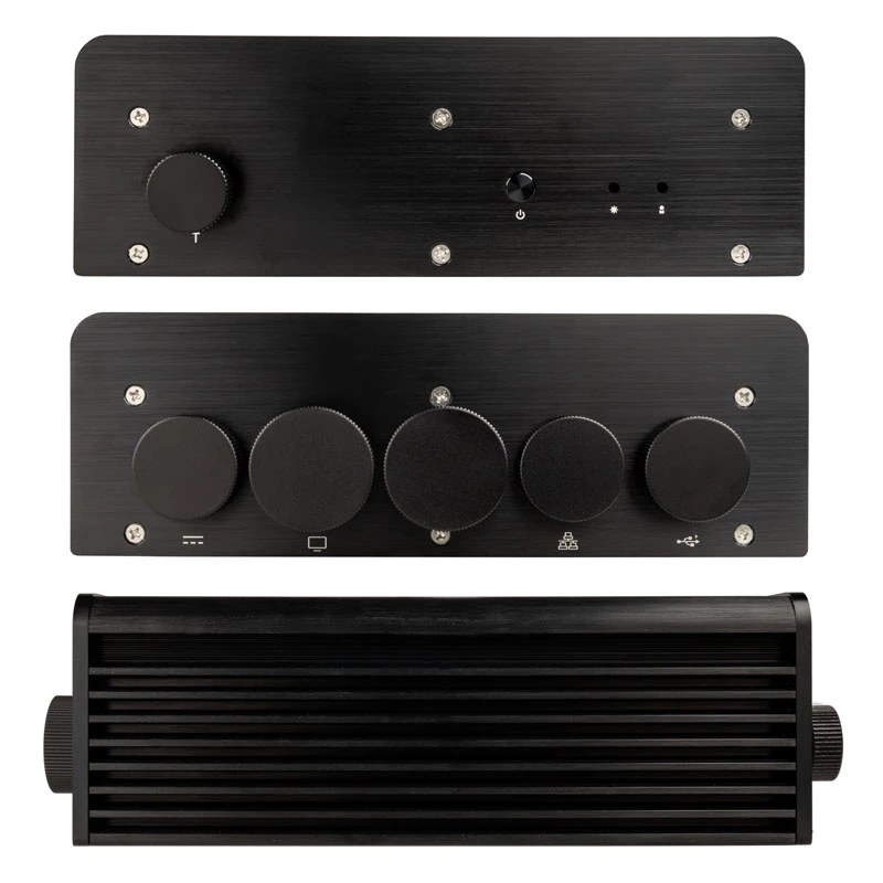 Serverio korpusas Akasa Pascal TN Rack Black