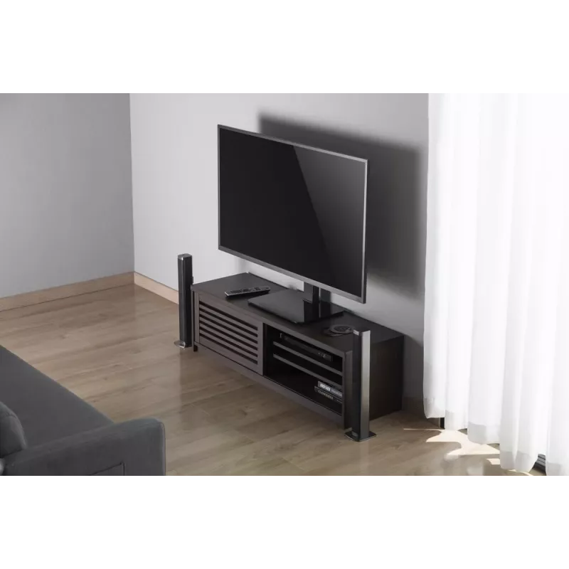 Gembird TVS-D55S-01 stalinis televizoriaus stovas (pasukamas), 23–55 col., juodas