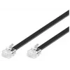 Telefono laidas Microconnect MPK102S RJ-11 RJ-11 2 m Juodas