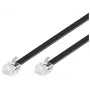 Telefono laidas Microconnect MPK102S RJ-11 RJ-11 2 m Juodas
