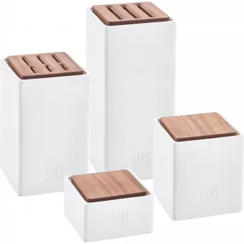 Keraminių indų rinkinys 4vnt ZWILLING 1002267 – glazūruoti, sukraunami, hermetiški arbatai, kavai, cukrui, prieskoniams