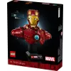LEGO konstravimo rinkinys Marvel Super Heroes Geležinis žmogus MK4 3D modelis, 436 detalės, 1 minifigūrėlė, nuo 18 m.
