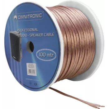 Garsiakalbio kabelis Omnitronic 30300611, 2x2,5 mm², 100 m ritė