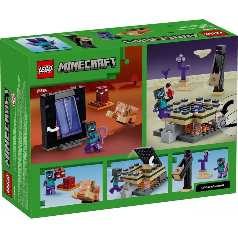LEGO MINECRAFT 21584 Kelionė per Nether ir End portalus