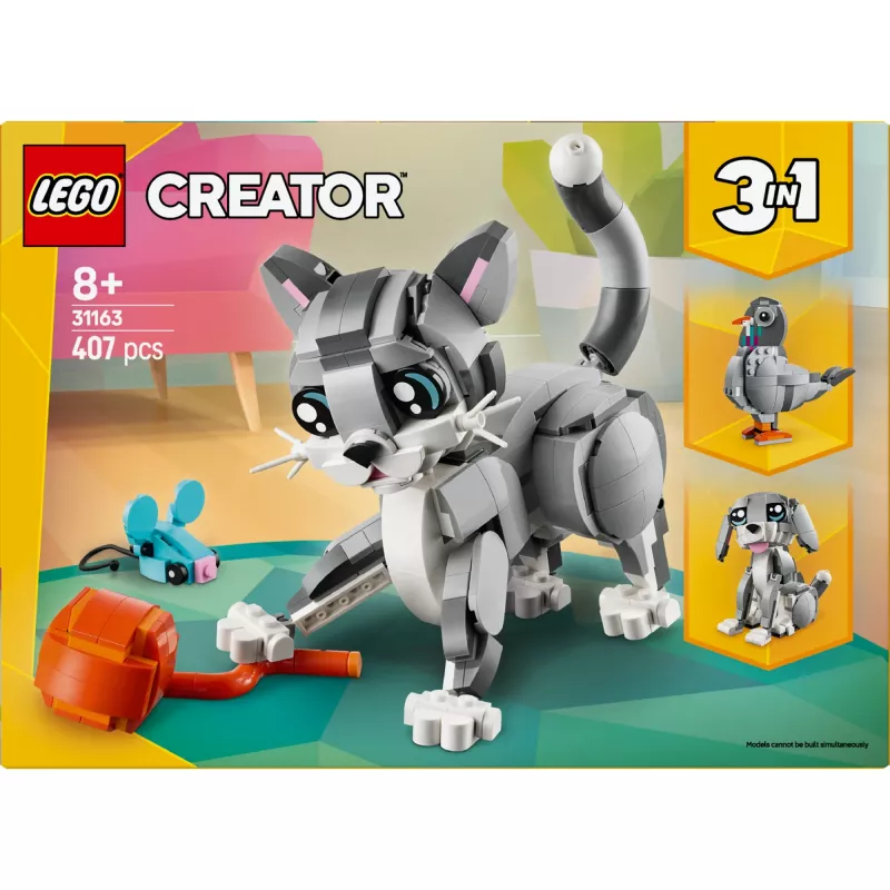 LEGO CREATOR 3 IN 1 31163 Žaisminga katė