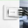 Įkroviklis everActive SQ-655Q 65W, 1×USB-A + 2×USB-C greitas įkrovimas