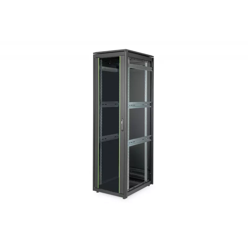 Laisvai pastatomas stovas Digitus DN-19 42U-6/8-B-1, 42U, 600x800 mm, juodas