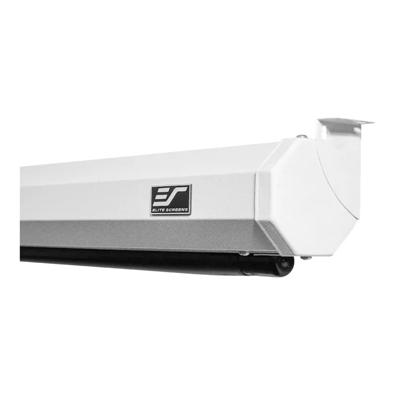 Elite Screens Electric100XH baltas motorizuotas projekcinis ekranas 100 colių