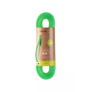 Statinė virvė Siskin Eco Dry 8.6 mm, 70 m, neon žalia