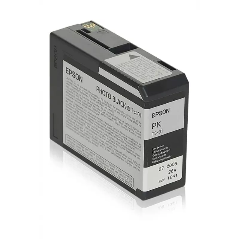 Epson Singlepack Photo Black T580100, fotodažai juodi, dažais pagrįsti, 80 ml, 1 vnt.
